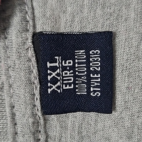 😎🗼inK collection Short Sleeve Paris Tee Light Gray/White Soft Size XXL - Picture 5 of 7